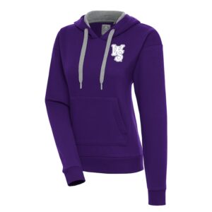 Women's Antigua  Purple Winston-Salem Dash Victory Pullover Hoodie