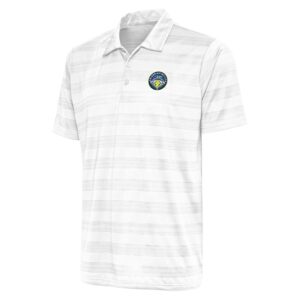 Men's Antigua White Columbia Fireflies Compass Polo