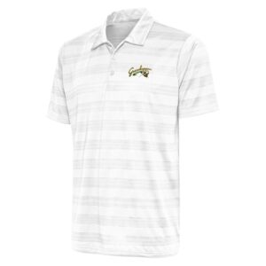 Men's Antigua White Greensboro Grasshoppers Compass Polo