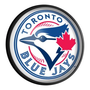 Toronto Blue Jays Mascot 18'' Round Slimline Illuminated Wall Sign