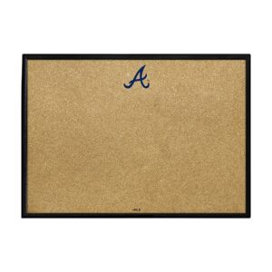 Atlanta Braves 27" x 19" Framed Cork Board