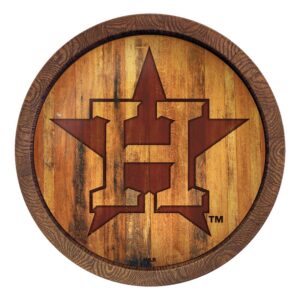 Houston Astros 21'' x 21'' Faux Barrel Top Sign