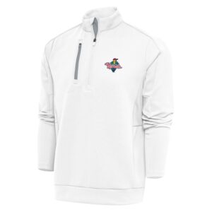 Men's Antigua  White Cedar Rapids Kernels Generation Quarter-Zip Pullover Top