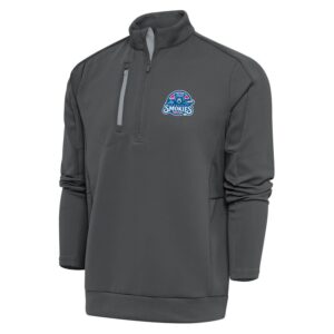 Men's Antigua  Pewter Tennessee Smokies Generation Quarter-Zip Pullover Top