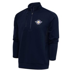 Men's Antigua  Navy Las Vegas Aviators Big & Tall Generation Quarter-Zip Pullover Top