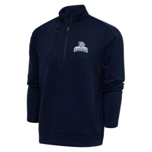 Men's Antigua  Navy Lehigh Valley IronPigs Big & Tall Generation Quarter-Zip Pullover Top