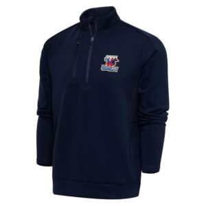 Men's Antigua  Navy Wichita Wind Surge Big & Tall Generation Quarter-Zip Pullover Top