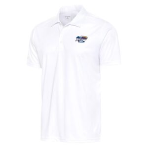 Men's Antigua  White Northwest Arkansas Naturals Tribute Polo