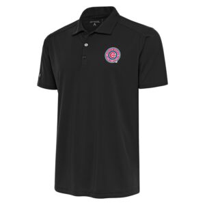 Men's Antigua  Gray South Bend Cubs Big & Tall Tribute Polo