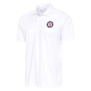 Men's Antigua  White Spokane Indians Big & Tall Tribute Polo