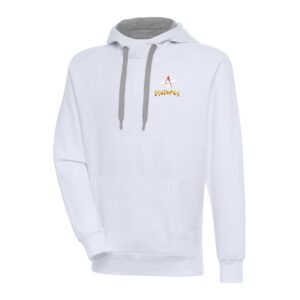 Men's Antigua  White Albuquerque Isotopes Victory Pullover Hoodie