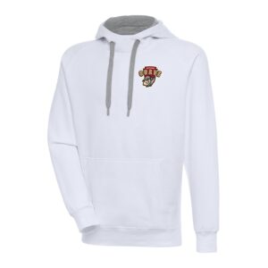 Men's Antigua  White Altoona Curve Victory Pullover Hoodie