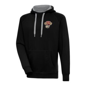 Men's Antigua  Black Altoona Curve Victory Pullover Hoodie