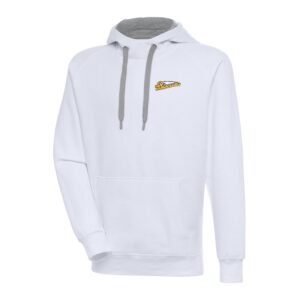 Men's Antigua  White Montgomery Biscuits Victory Pullover Hoodie
