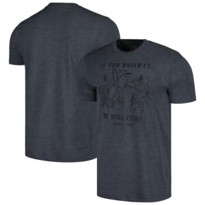 Unisex Baseballism Heather Charcoal Field of Dreams Build It 2.0 T-Shirt