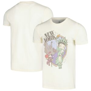 Unisex Cream Betty Boop Graphic T-Shirt