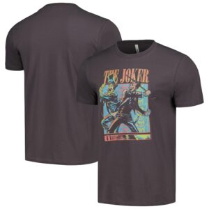 Unisex Charcoal Batman Double Joker T-Shirt