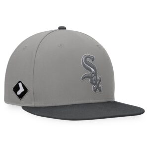 Men's Fanatics Gray/Charcoal Chicago White Sox Ace Snapback Hat