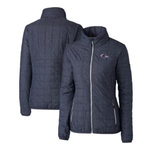 Women's Cutter & Buck  Anthracite UTSA Roadrunners Rainier PrimaLoft Eco Insulated Full-Zip Puffer Jacket
