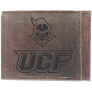 Brown UCF Knights Bifold Leather Wallet