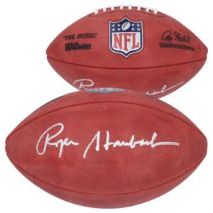 Roger Staubach Dallas Cowboys Autographed Duke Full Color Football