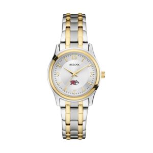 Women's Bulova  Silver Rider Broncs Two-Tone Stainless Steel Watch