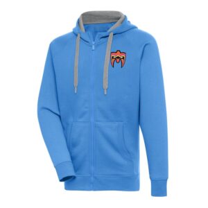 Men's Antigua  Powder Blue The Ultimate Warrior Victory Full-Zip Hoodie
