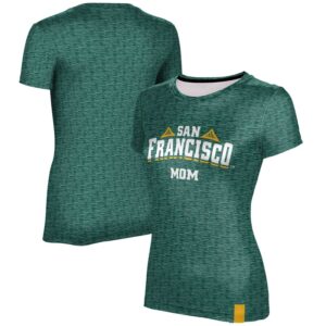 Women's ProSphere  Green San Francisco Dons Mom Logo T-Shirt
