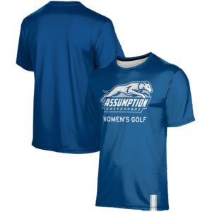 Men's ProSphere  Blue Assumption Greyhounds Women's Golf Logo T-Shirt