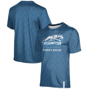 Men's ProSphere  Blue Assumption Greyhounds Women's Soccer Logo T-Shirt