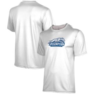 Men's ProSphere  White Assumption Greyhounds Swimming & Diving Logo T-Shirt