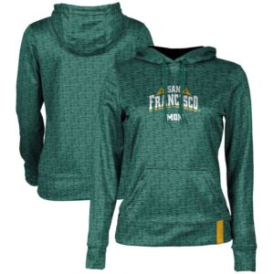 Women's ProSphere  Green San Francisco Dons Mom Logo Pullover Hoodie