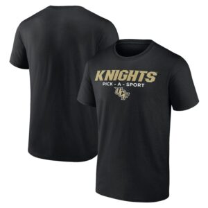 Men's Black UCF Knights Authentic Pick-A-Sport T-Shirt