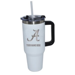 The Memory Company  Alabama Crimson Tide Personalized White 40oz. Colossal Tumbler