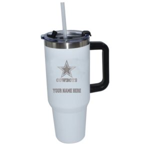 The Memory Company  Dallas Cowboys Personalized White 40oz. Colossal Tumbler