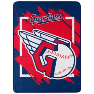 The Northwest Group  Cleveland Guardians 46" x 60" Dimensional Micro Raschel Plush Throw Blanket