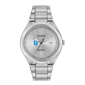 Men's  Silver Bentley Falcons Eco-Drive Stainless Steel Watch