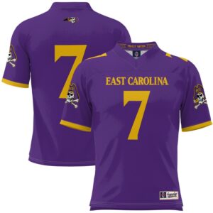Youth GameDay Greats #1 Purple ECU Pirates Football Jersey