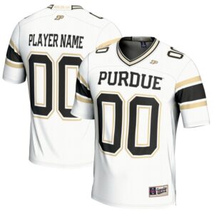 Men's GameDay Greats White Purdue Boilermakers NIL Pick-A-Player Football Jersey