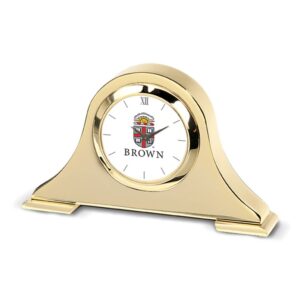 Gold Brown Bears Napoleon Desk Clock