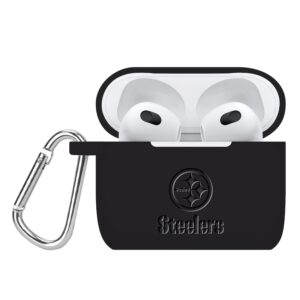Pittsburgh Steelers Debossed Silicone AirPods Gen Three Case Cover