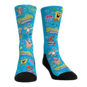 Unisex Rock Em Socks SpongeBob SquarePants All Over Icons Crew Socks