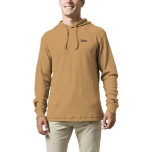 Men's League Collegiate Wear  Tan Tufts University Jumbos  Waffle Knit Pullover Hoodie