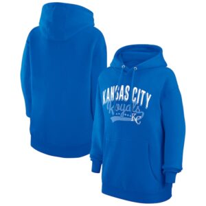 Women's G-III 4Her by Carl Banks  Royal Kansas City Royals Filigree Team Pullover Hoodie