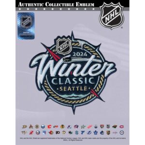 Seattle Kraken vs Vegas Golden Knights 2024 NHL Winter Classic Emblem Jersey Patch