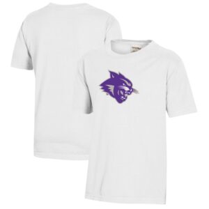Youth  White Abilene Christian University Wildcats Logo Comfort Wash T-Shirt
