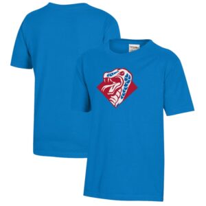 Youth  Royal Florida Southern Mocs Logo Comfort Wash T-Shirt