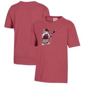Youth  Maroon Fordham Rams Logo Comfort Wash T-Shirt