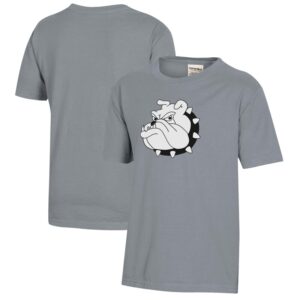 Youth  Gray University of Redlands Bulldogs Logo Comfort Wash T-Shirt