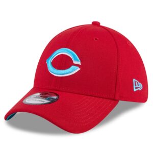 Men's New Era Red Cincinnati Reds 2024 Father's Day 39THIRTY Flex Hat